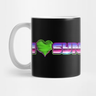 I LOVE SYNTHWAVE Mug